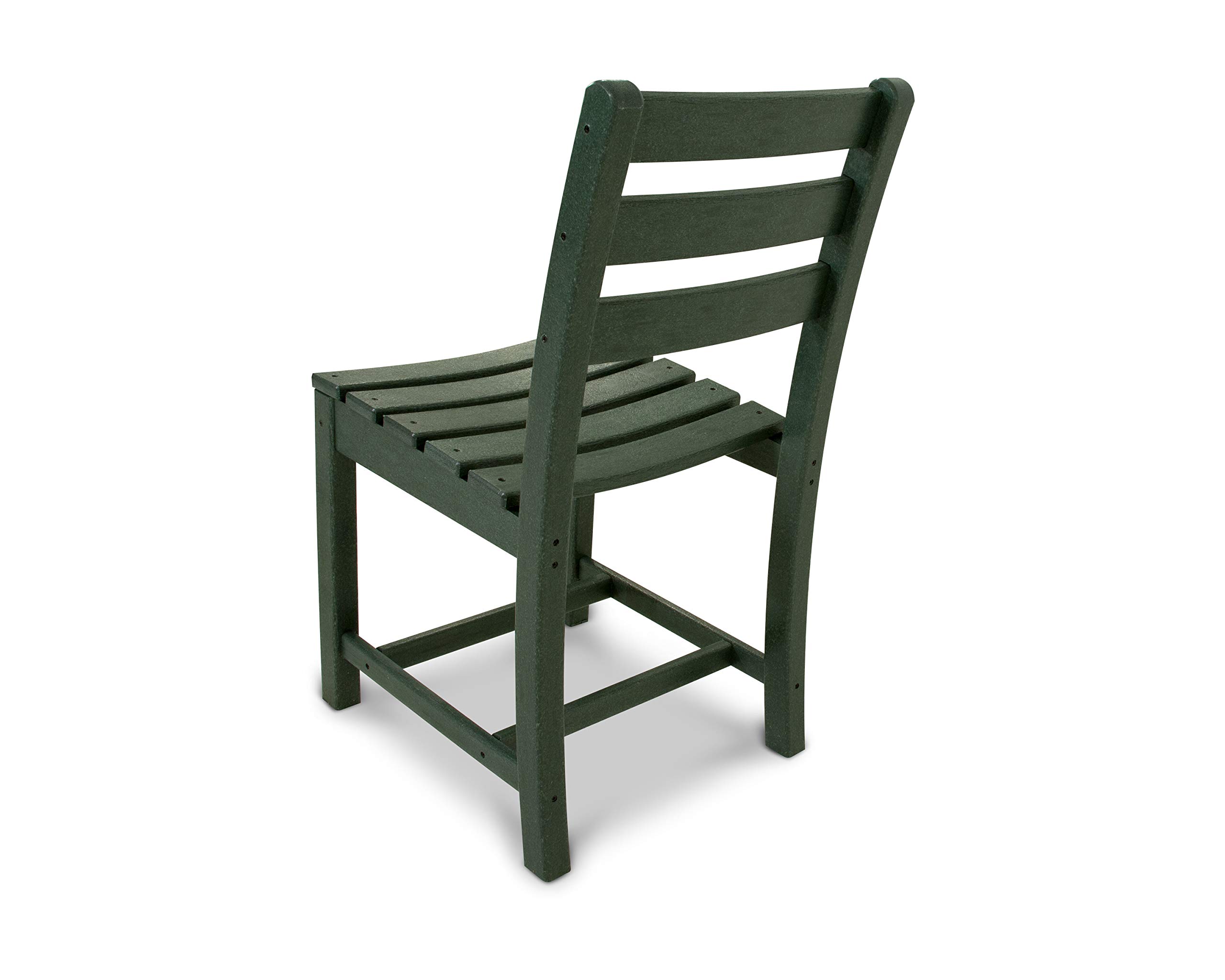 Trex Outdoor Furniture Monterey Bay Dining Side Chair in Rainforest Canopy - Weather-Resistant Patio Dining Chair for Backyard, Poolside & Garden Use