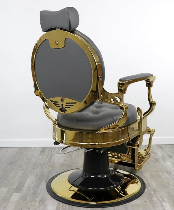 Professional Phoenix Barber Chair for Salon & Home Use - Heavy Duty Adjustable Styling Chair with Hydraulic Lift for Haircuts & Grooming