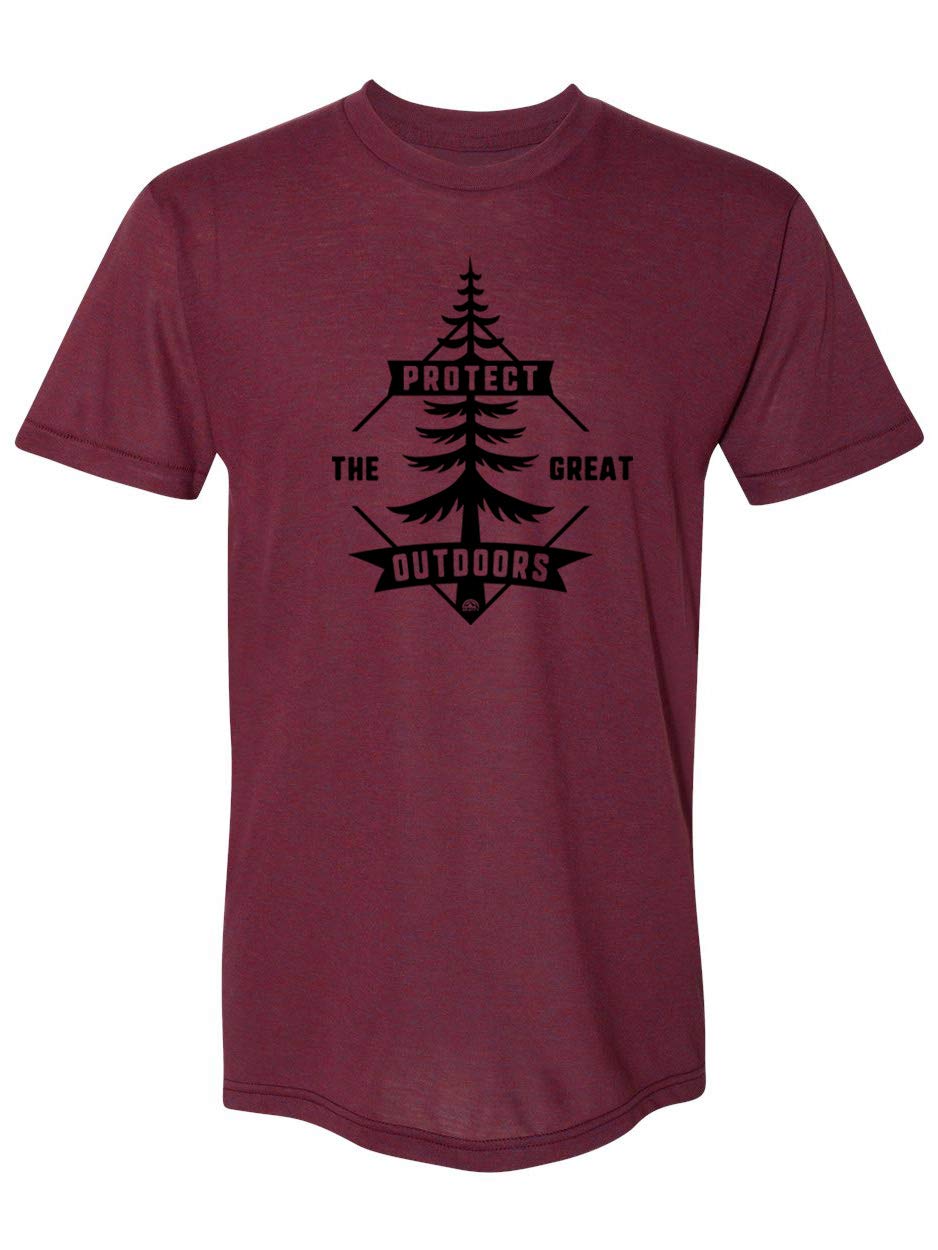 USA Made Tri-Blend T-Shirt for Outdoor Adventures - Comfortable & Durable Eco-Friendly Tee for Hiking, Camping & Nature Lovers
