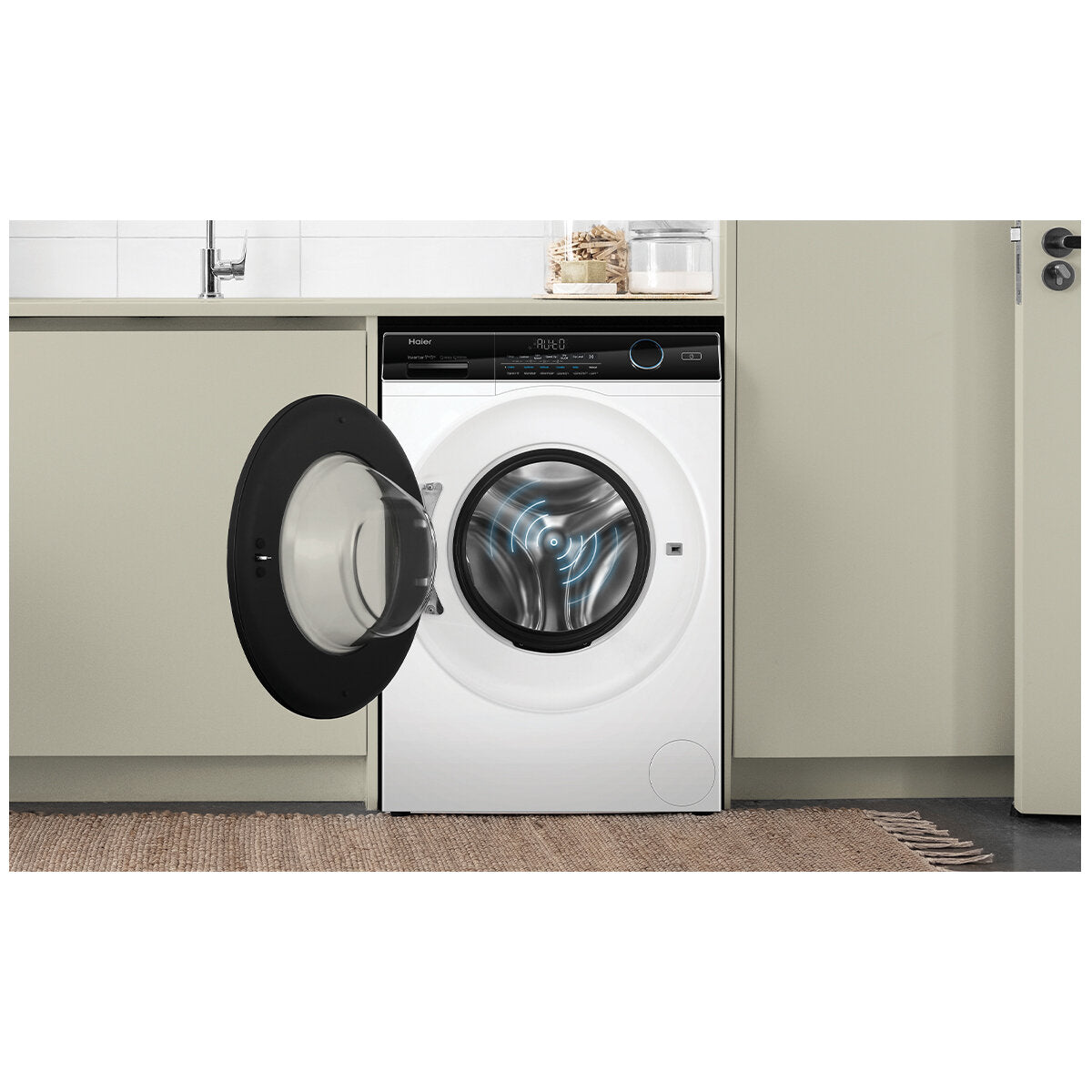 Haier 500 Series 9kg/5kg Washer Dryer Combo HWD9050AN1 - Energy Efficient Front Load Laundry Machine for Apartments & Small Homes | Perfect for Compact Spaces & Busy Families