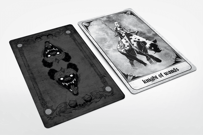 Shawn Coss Gothic Art Tarot Deck - 78 Cards with Guidebook for Divination, Meditation & Spiritual Growth | Perfect for Beginners & Advanced Readers