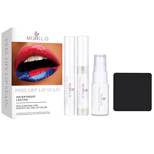 Transfer-Proof Matte Peel Off Lip Stain - Long Lasting Romantic Lip Tattoo Makeup | 10ml Waterproof Lip Gloss | Perfect for Date Night, Weddings & Special Occasions