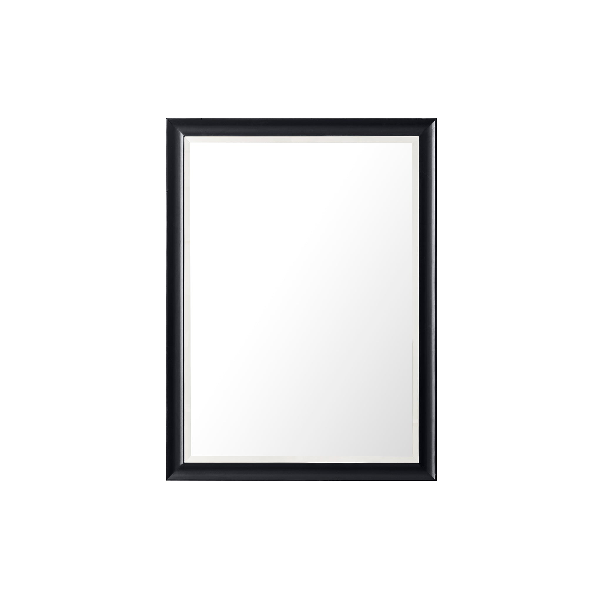 Glenbrooke 30-Inch Black Onyx Wall Mirror - Elegant Bathroom Vanity Mirror, Bedroom Decor & Entryway Accent Piece
