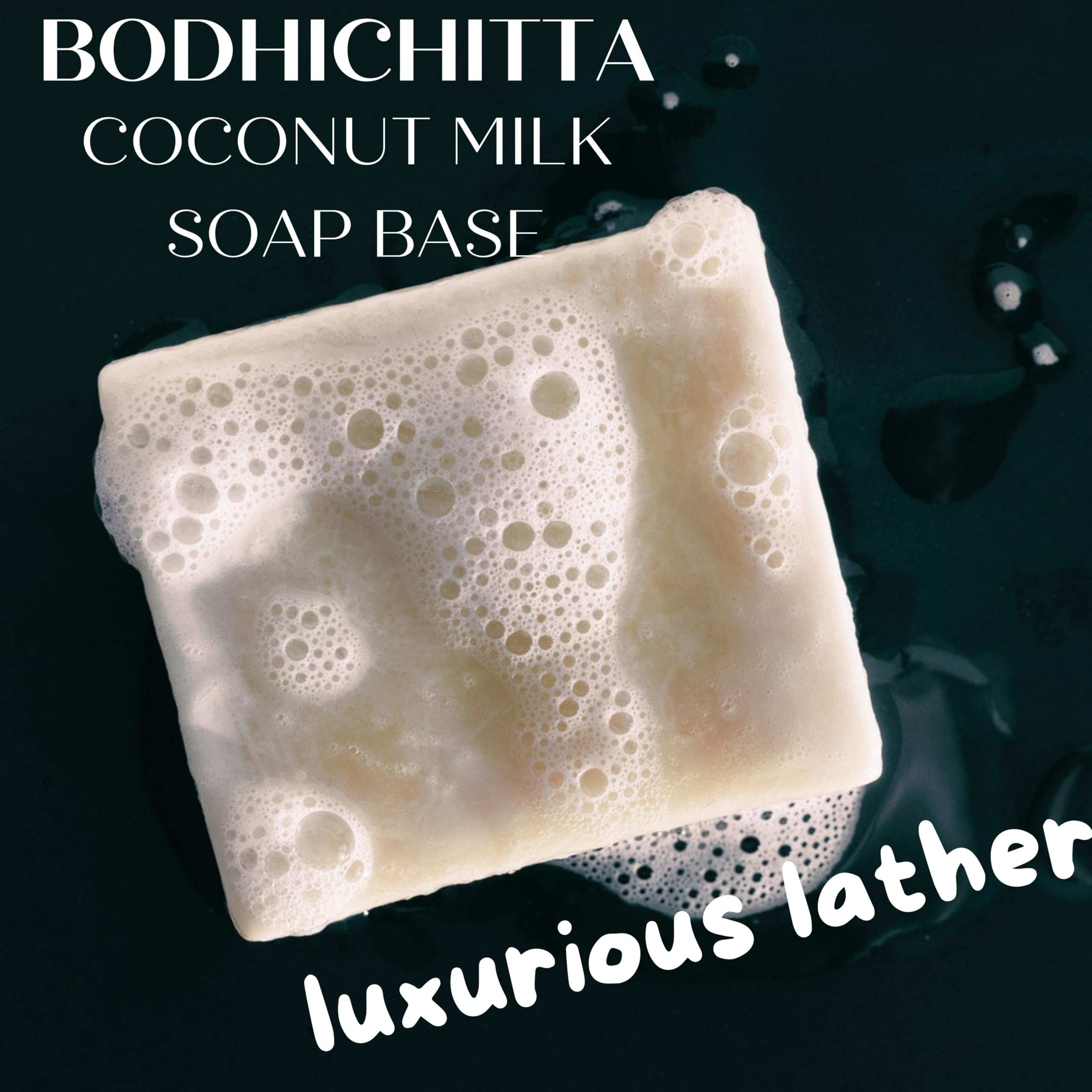 **100% Natural Glycerin Coconut Soap Base - Paraben & Sulfate Free for DIY Soap Making (1KG) | Moisturizing & Gentle for Sensitive Skin, Handmade Soap Crafting**
