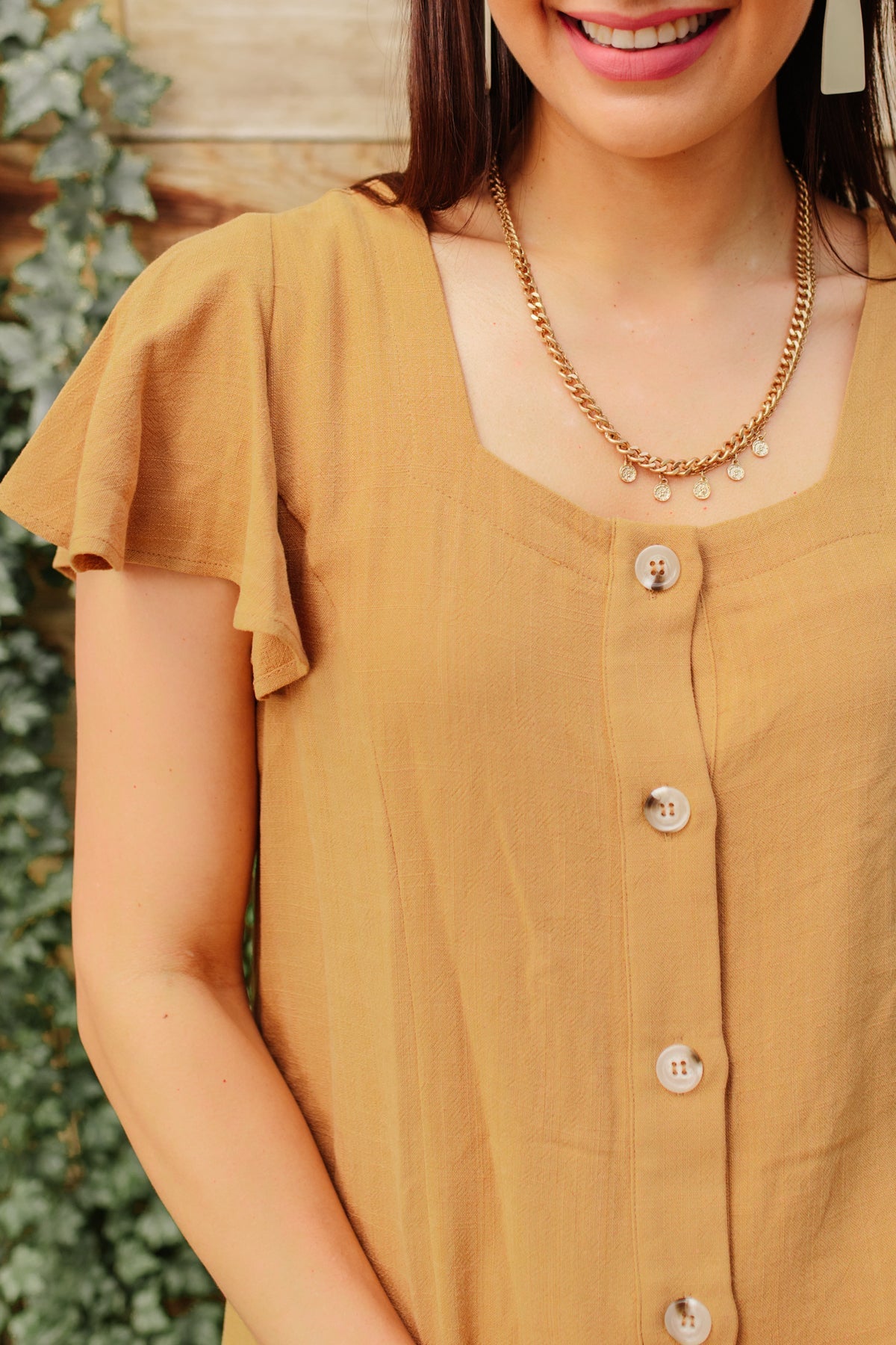 Envy Me Women's Fashion Top in Taupe - Chic Casual Blouse for Work, Date Night & Everyday Wear
