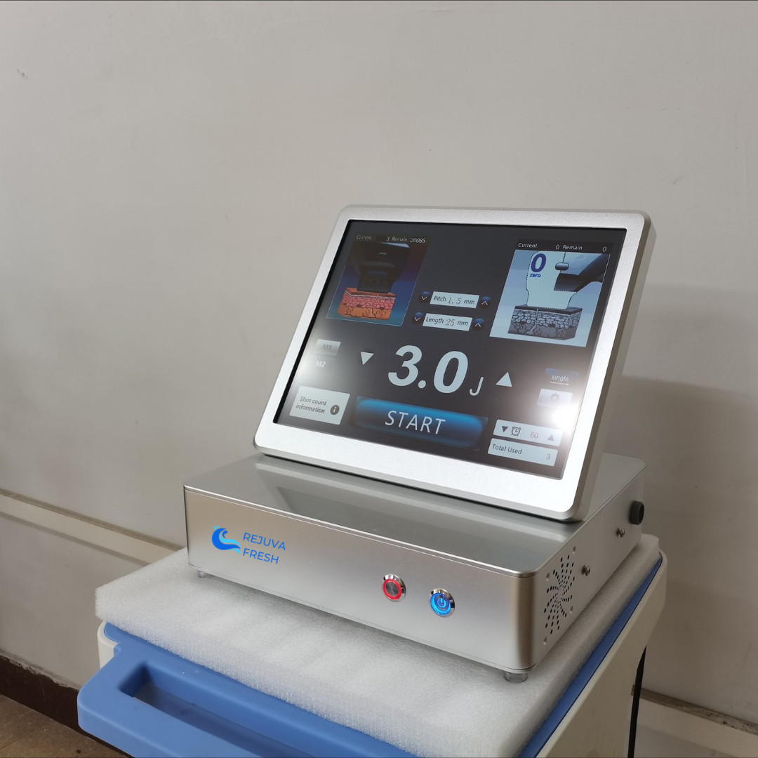 Rejuva 7D HIFU Machine for Face & Body Lifting - Professional Ultrasound Skin Tightening Device for Wrinkle Reduction & Anti-Aging - At-Home & Salon Use