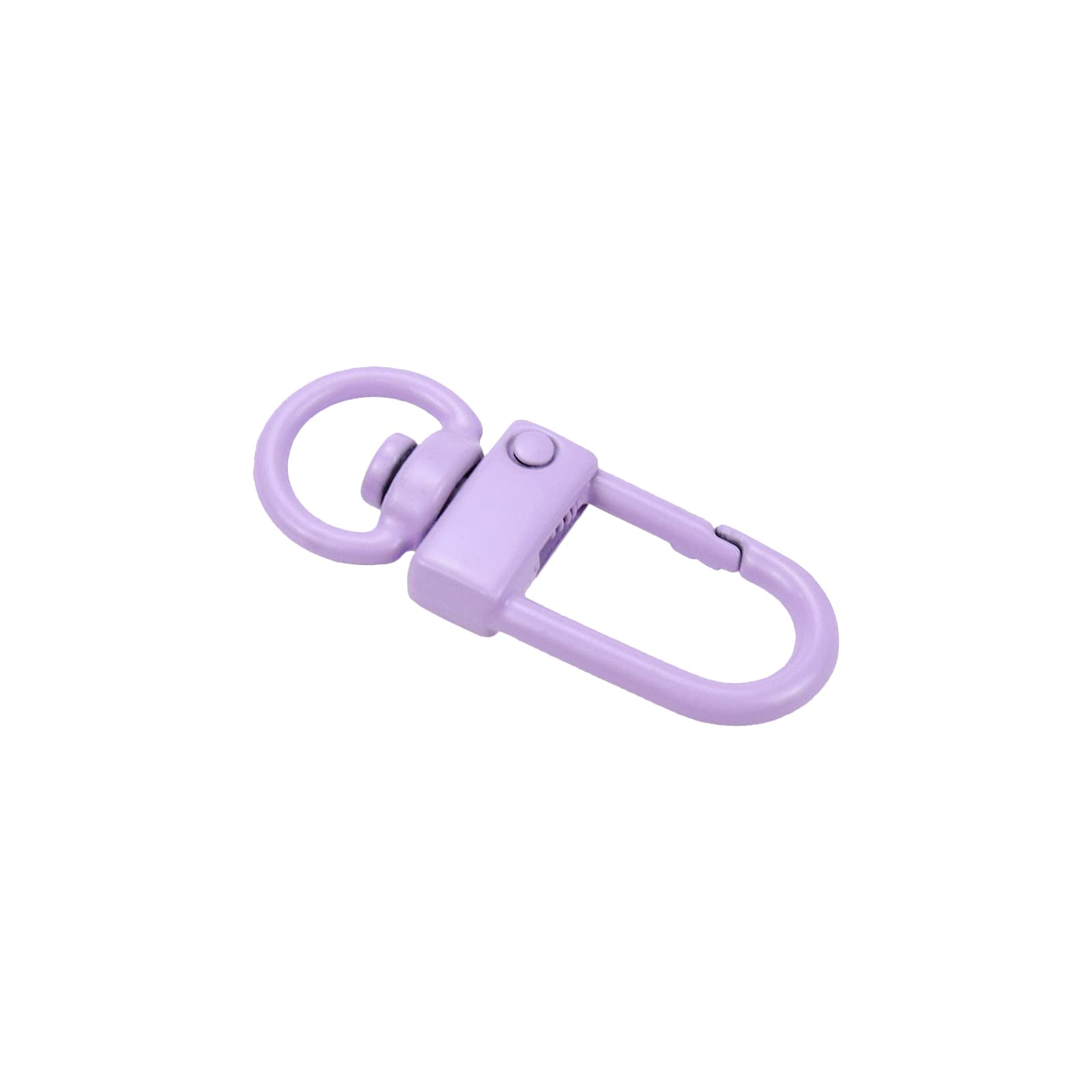 20pcs Colorful Lobster Claw Clasps with Key Rings - DIY Jewelry Making & Bag Accessories (Purple+Green) for Crafts & Keychains