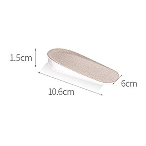 VALINK Height Increasing Insoles for Men & Women - 1.5/2.5/3.5cm Non-Slip Gel Heel Lift Inserts with Soft Cushion & High Elasticity - Perfect for Dress Shoes, Boots & Everyday Wear to Boost Comfort & Posture
