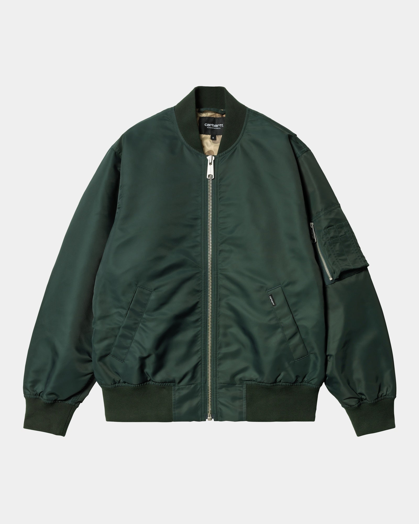 Women's Otley Bomber Jacket - Waterproof Lightweight Windbreaker for Outdoor Activities | Conifer Green Casual Winter Coat for Hiking, Travel & Daily Wear