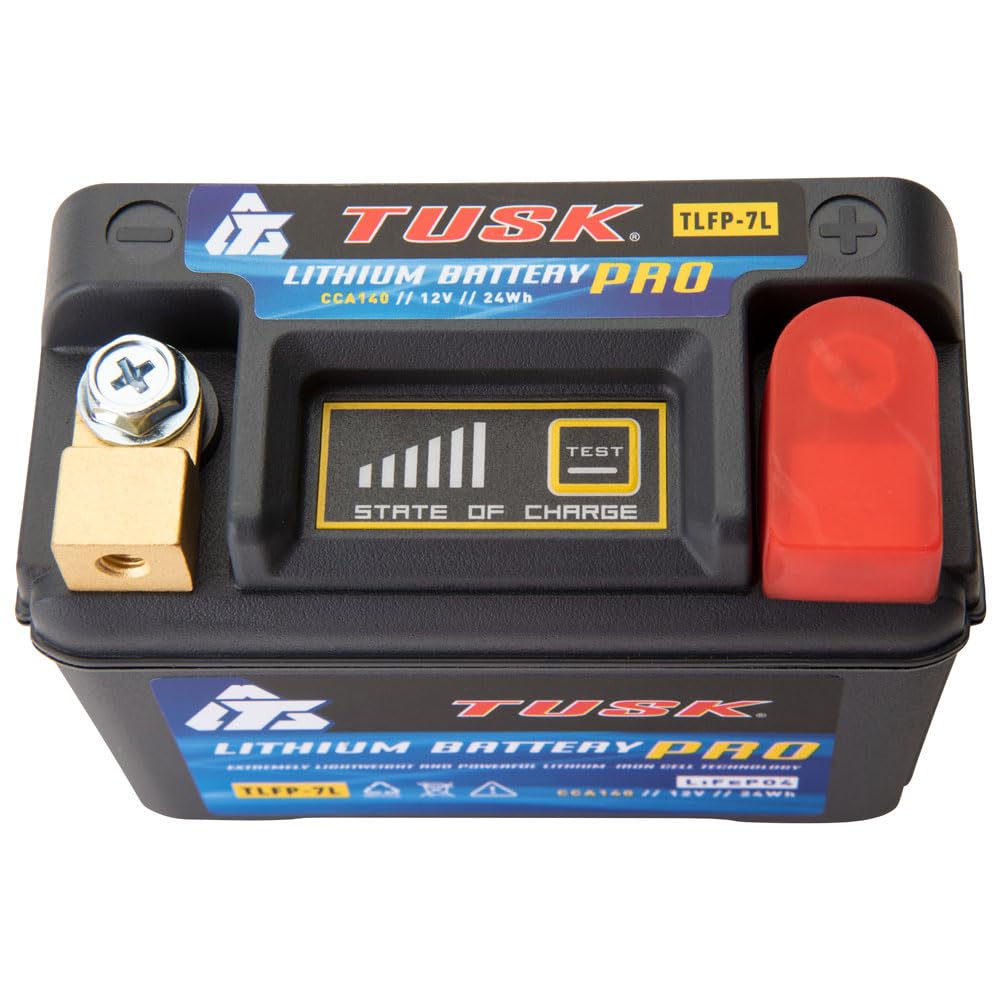 Tusk Lithium Pro Battery TLFP-7L for KTM 350 XC-F (2011-2025) - Lightweight High-Performance Powersports Battery for Off-Road Motorcycles & Dirt Bikes