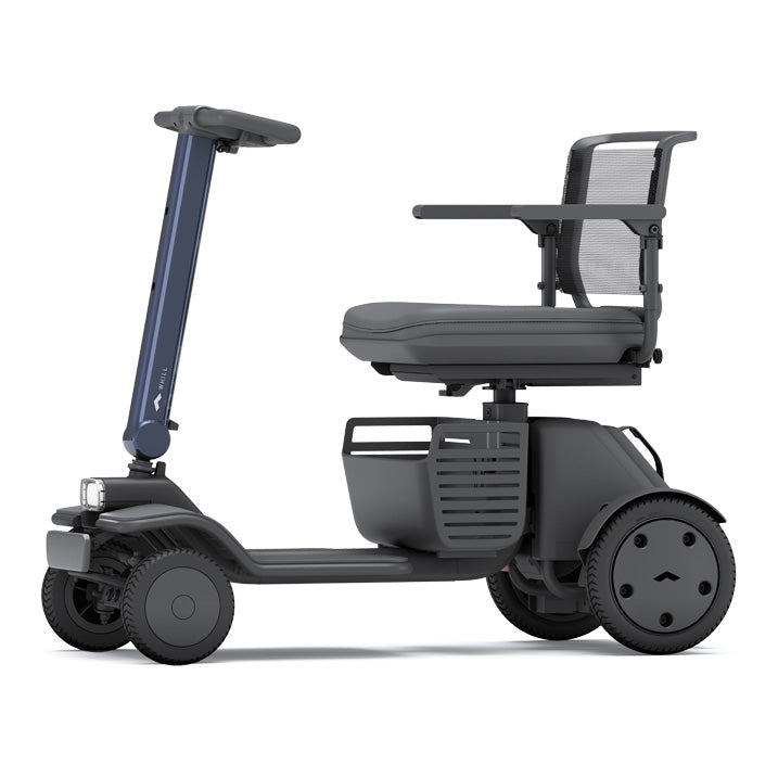 WHILL Model R 4 Wheel Mobility Scooter - Lightweight Electric Wheelchair for Adults & Seniors - Indoor/Outdoor Use for Shopping, Travel & Daily Activities