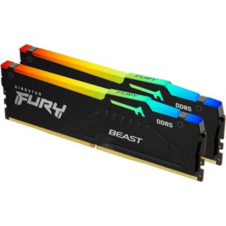 Kingston Fury RGB 32GB (2x16GB) DDR5 6000MHz CL40 XMP Gaming Memory Kit - High Performance RAM for PC Builds, Gaming, and Content Creation