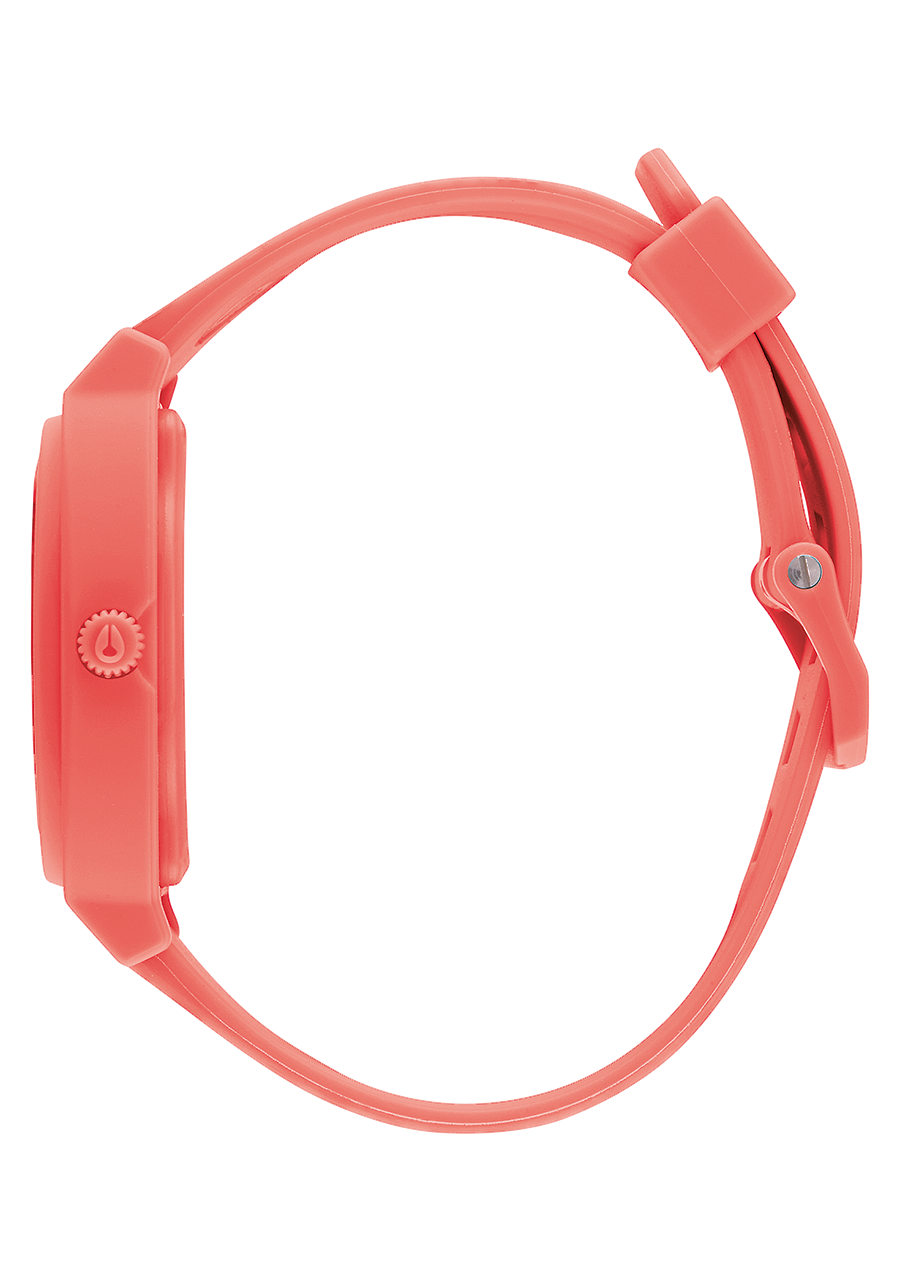 Time Teller P Matte Coral Watch - Stylish Analog Wristwatch for Women - Perfect for Casual Wear, Office & Everyday Use