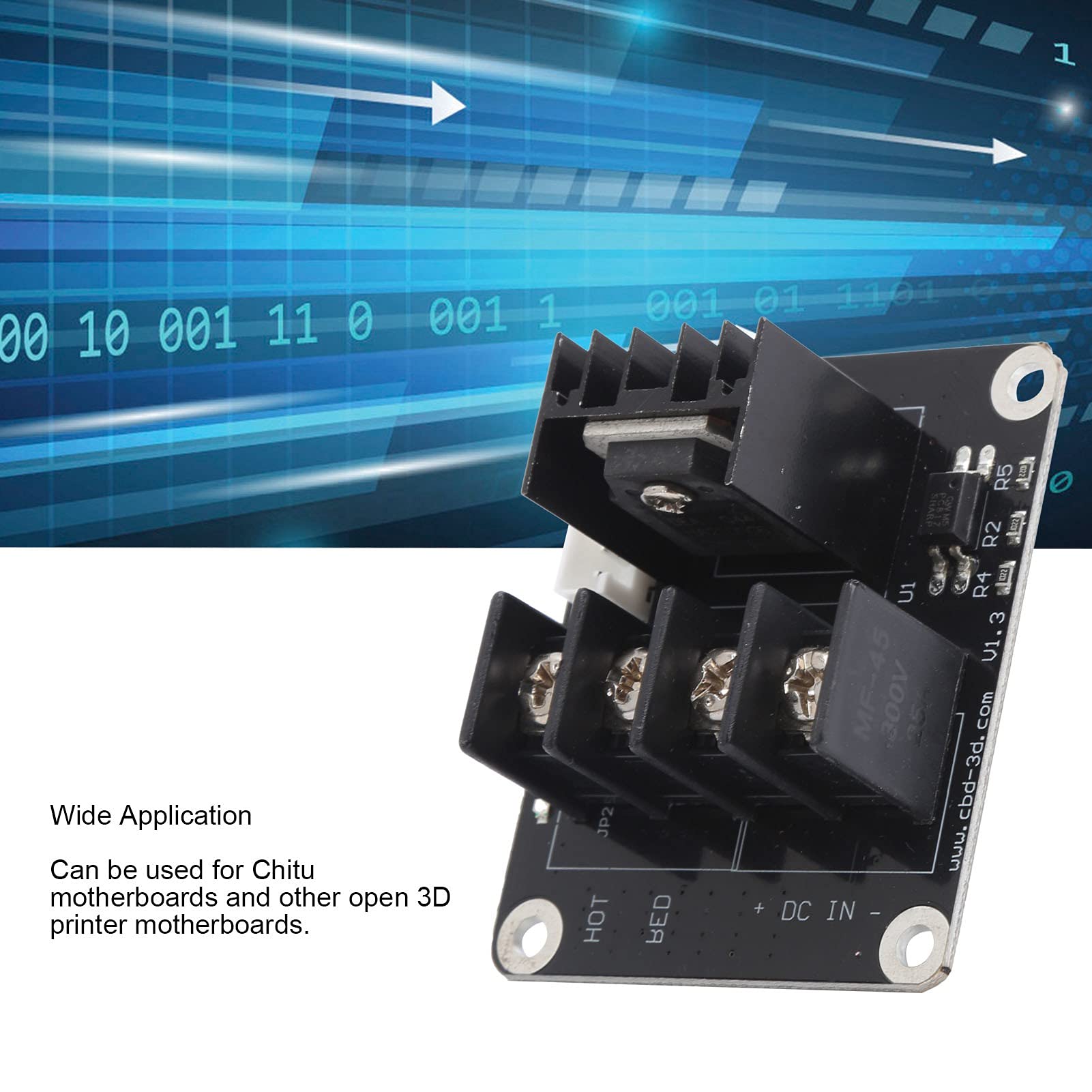 3D Printer Hot Bed Power Module - High Temperature Heat Bed Power Supply for Industrial 3D Printing | Perfect for Large-Scale 3D Printing Projects & Professional Workshops