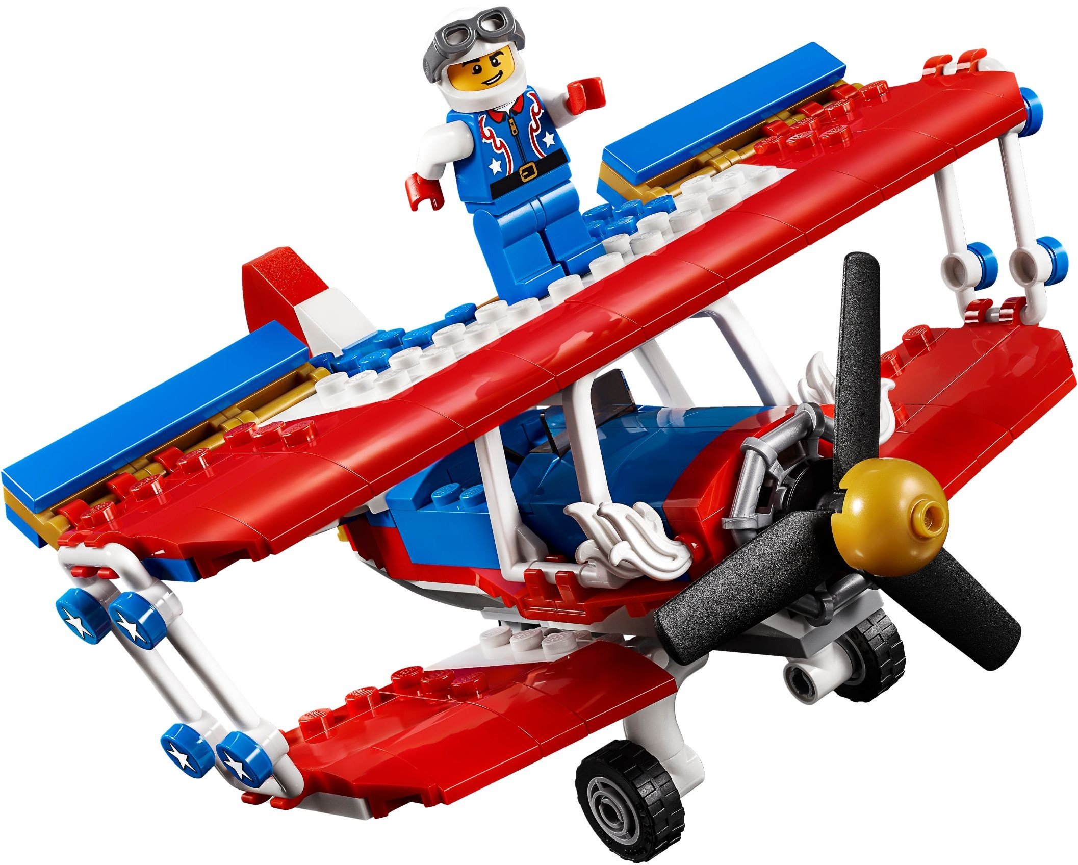 LEGO Creator 31076 High-Risk Stunt Plane Building Kit - 3-in-1 Model Toy for Kids & Adults - Perfect for Creative Play & Aviation Enthusiasts - Great Gift for Birthday & Christmas