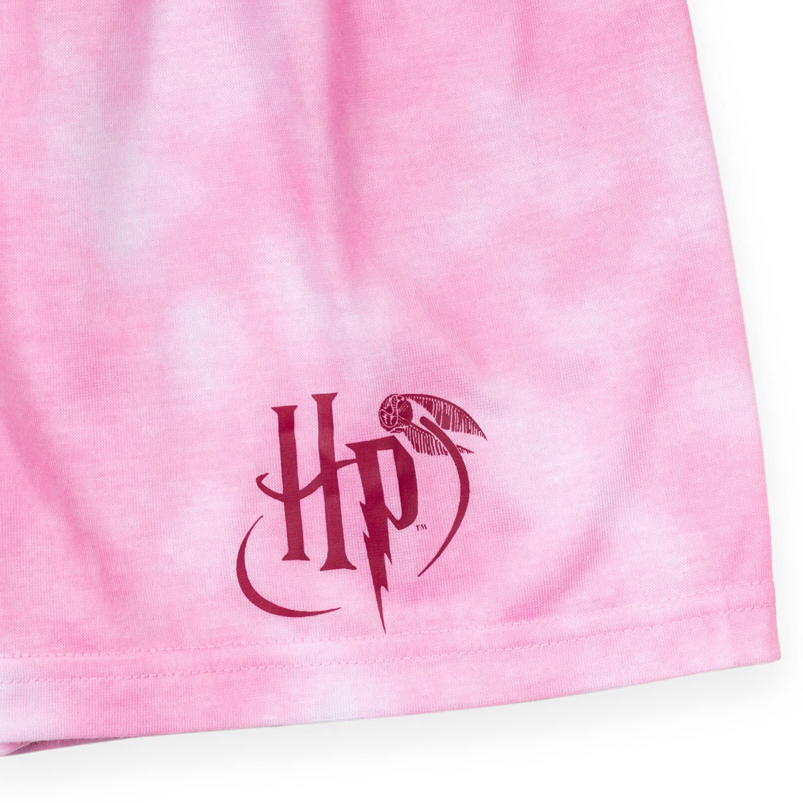 Harry Potter Gryffindor Hufflepuff Ravenclaw Slytherin Pajama Set for Girls - Kids & Teens 2-Piece Sleepwear (Shirt & Shorts) - Perfect for Sleepovers, Movie Nights & Halloween Costumes