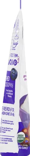 Happy Baby Organics Greek Yogis Freeze-Dried Yogurt & Fruit Snacks - Blueberry & Purple Carrot - 1 Oz | Healthy Baby & Toddler Snacks for On-the-Go, Daycare & Travel | Packaging May Vary