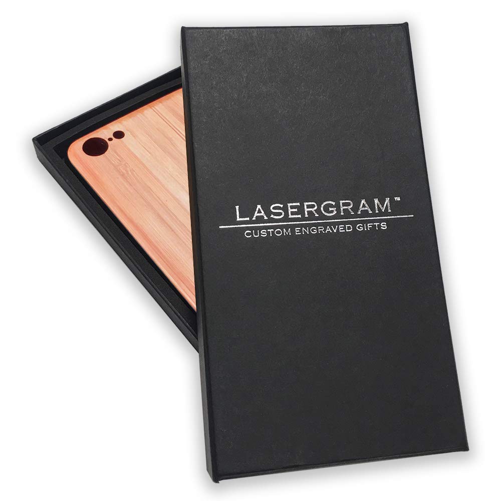 Personalized Engraved Bamboo Phone Case for iPhone 7 Plus & iPhone 8 Plus | Saint Jude Design | Durable & Stylish Protection for Everyday Use