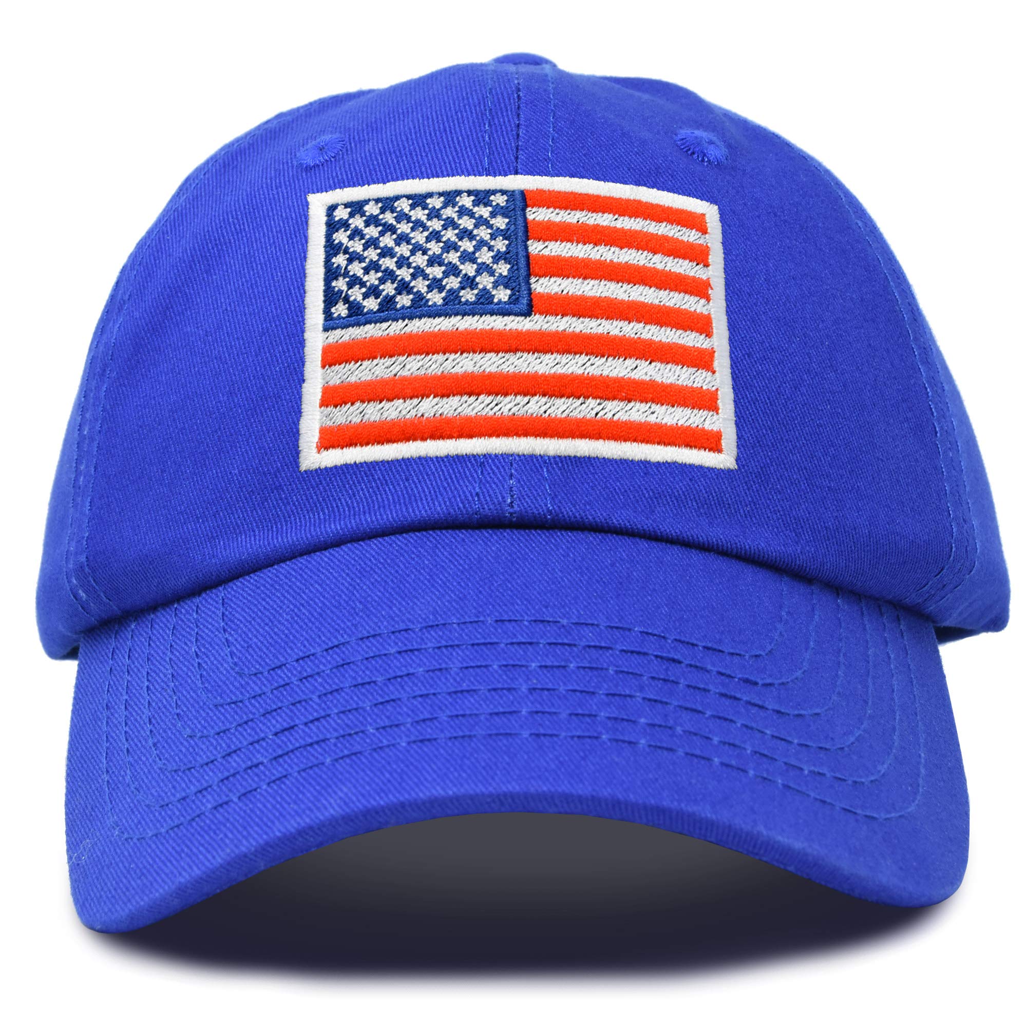 Premium USA Baseball Cap with American Flag - Patriotic Adjustable Dad Hat for Men & Women - Perfect for 4th of July, Veterans Day, and Outdoor Activities