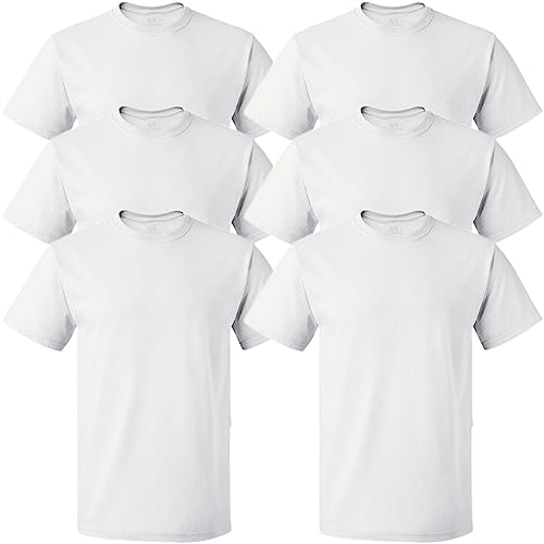 Tapered Fit - White - 6 Pack