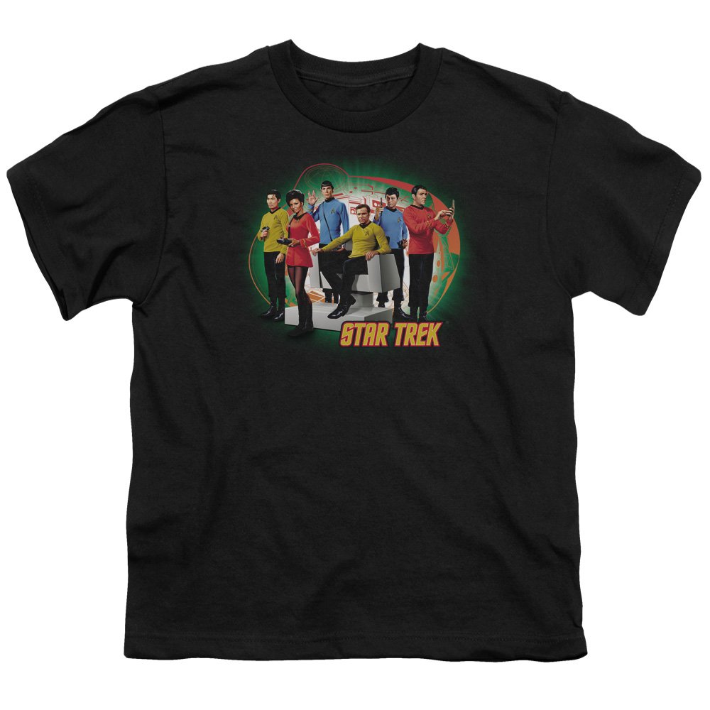 Star Trek Enterprises Premium Unisex Youth T-Shirt for Boys & Girls | Soft Cotton Tee for Kids | Perfect for Cosplay, School & Everyday Wear