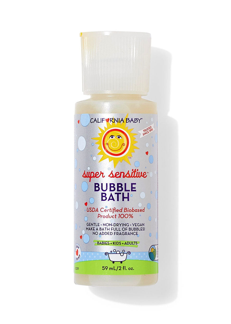 Fragrance-Free Super Sensitive™ Bubble Bath for Sensitive Skin - 2oz Travel Size Sample - Gentle Bath Soap for Babies, Kids & Adults with Eczema or Allergies