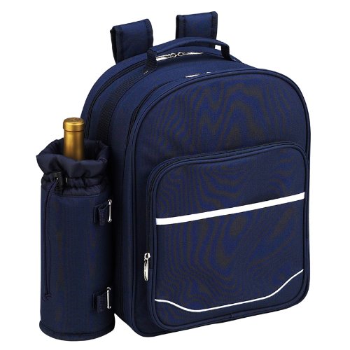 2 Person Picnic Backpack Set - Complete Outdoor Picnic Kit with Blanket, Utensils & Insulated Compartment (Trellis Green) - Perfect for Park Dates, Beach Outings & Camping Trips