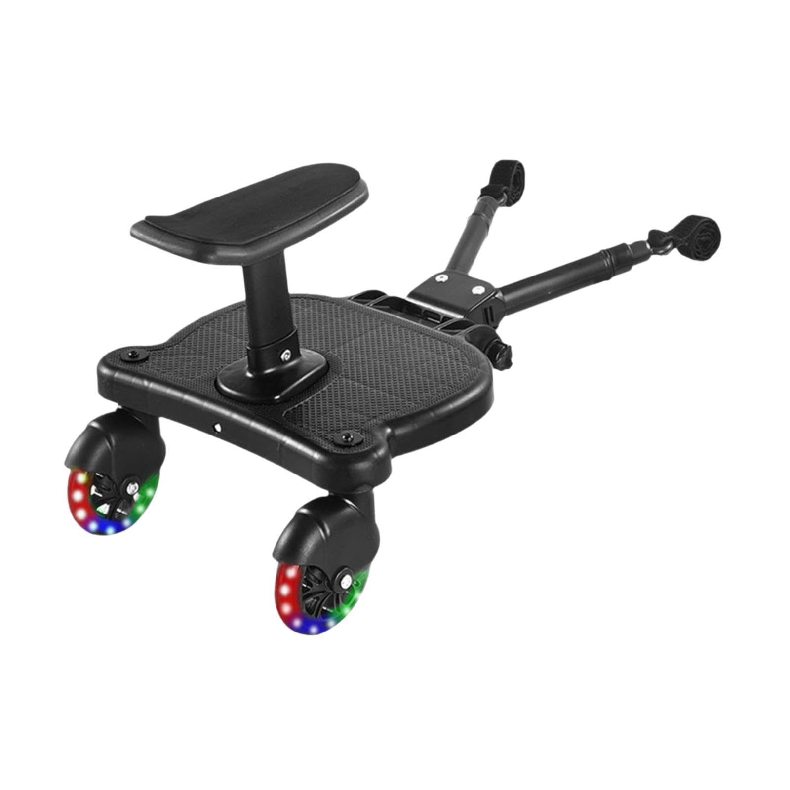 Harayaa Stroller Board with Glowing Wheels - Universal Pram Accessory for Toddlers | Perfect for Shopping, Travel & Outdoor Adventures