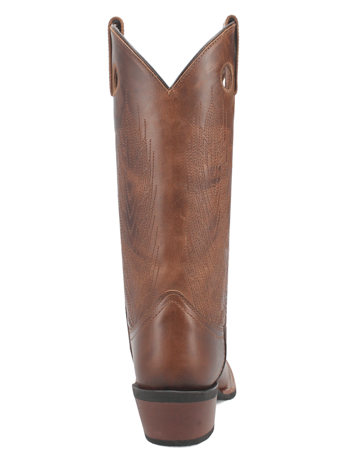 Laredo 20008 Women's SABLE Leather Boots in Tan Brown - Stylish & Comfortable Western Boots for Cowgirl Fashion, Riding, and Everyday Wear