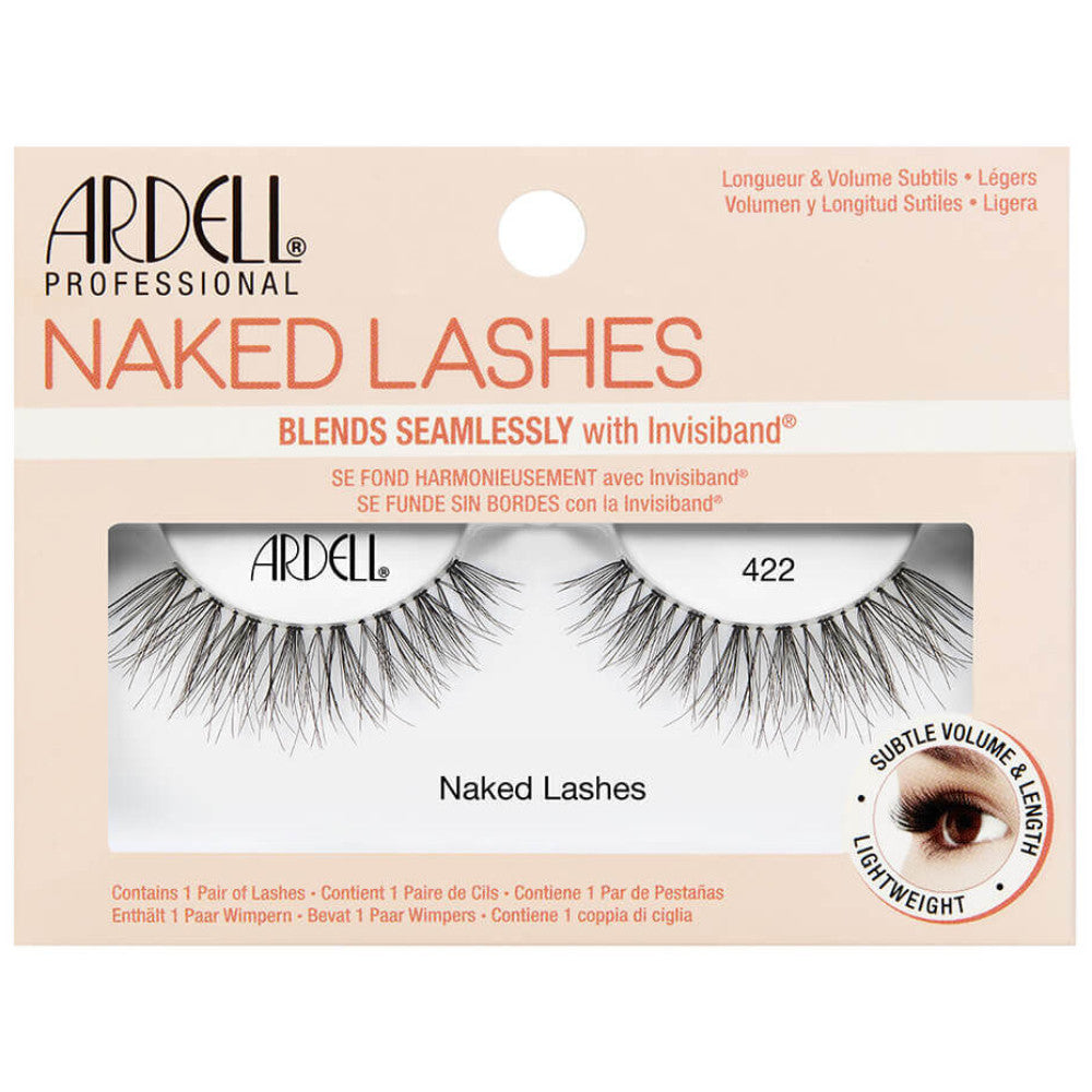 Ardell Naked #422 False Eyelashes - Natural Look, Lightweight, Reusable - Perfect for Daily Wear, Special Occasions & Makeup Looks