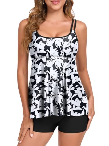 E Black Floral