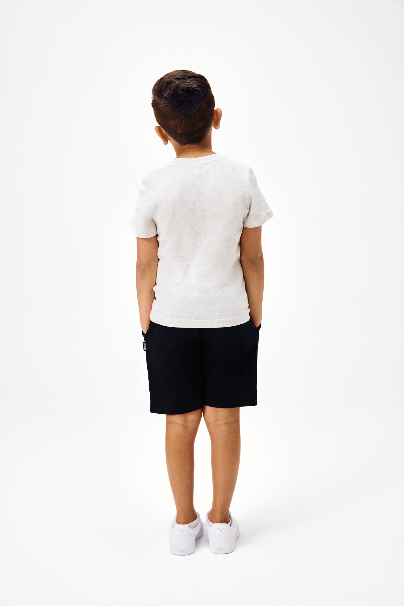 INSPORT Junior Atlanta Black Athletic Shorts for Boys - Comfortable Running, Basketball & Gym Workout Shorts