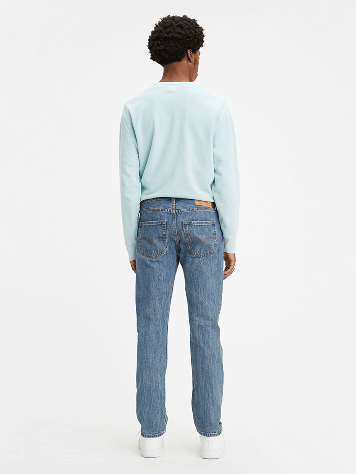 Levi's 005010193 Men's 501 Original Fit Jeans - Medium Stonewash Denim Pants for Casual Wear & Everyday Style | Perfect for Work, Dating & Weekend Outfits