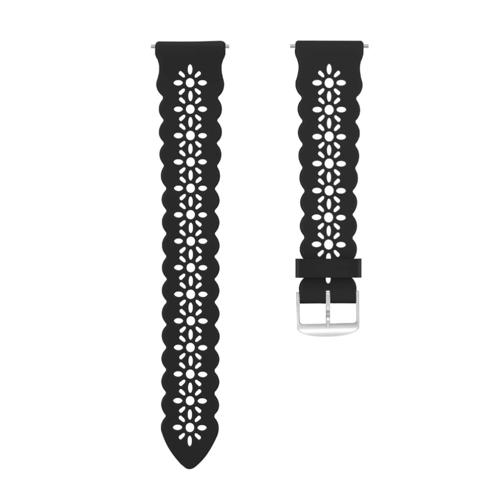 Hemobllo 1 Pack Silicone Replacement Watch Band for Smartwatch - Durable Adjustable Wrist Strap for Fitness, Running & Daily Wear