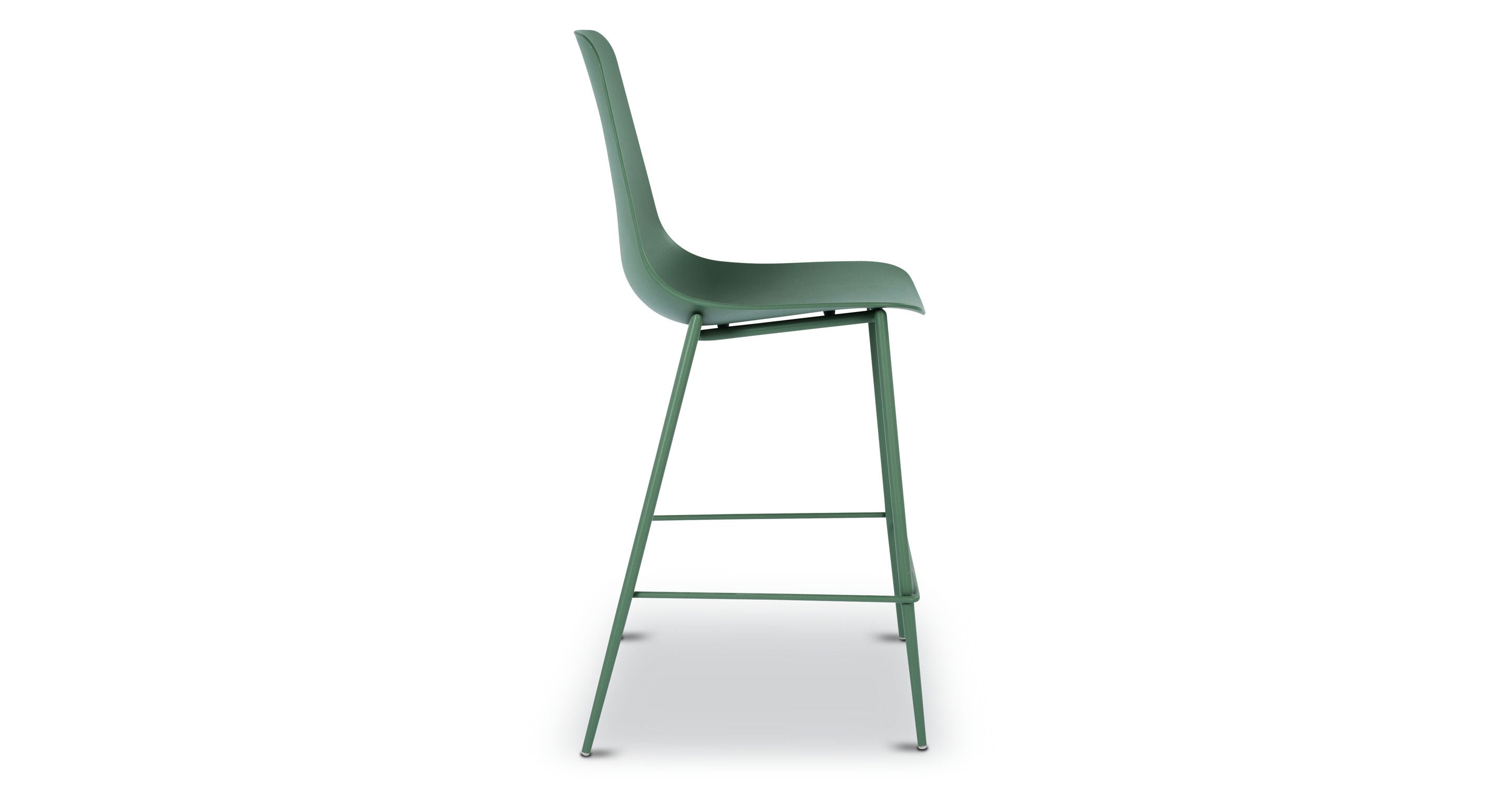 Isla Counter Height Stool - Adjustable Bar Stool with Backrest, Modern Kitchen Island Stool for Dining & Breakfast Nook, Perfect for Home, Cafe & Restaurant Use