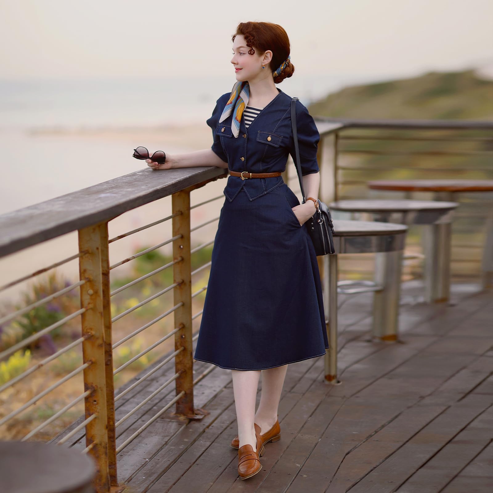 Stylish 2-Piece Outfits for Women - Casual Tops & A-Line Midi Skirt Sets | Spring/Fall Suits & Outerwear | Perfect for Work, Dates & Weekend Outings