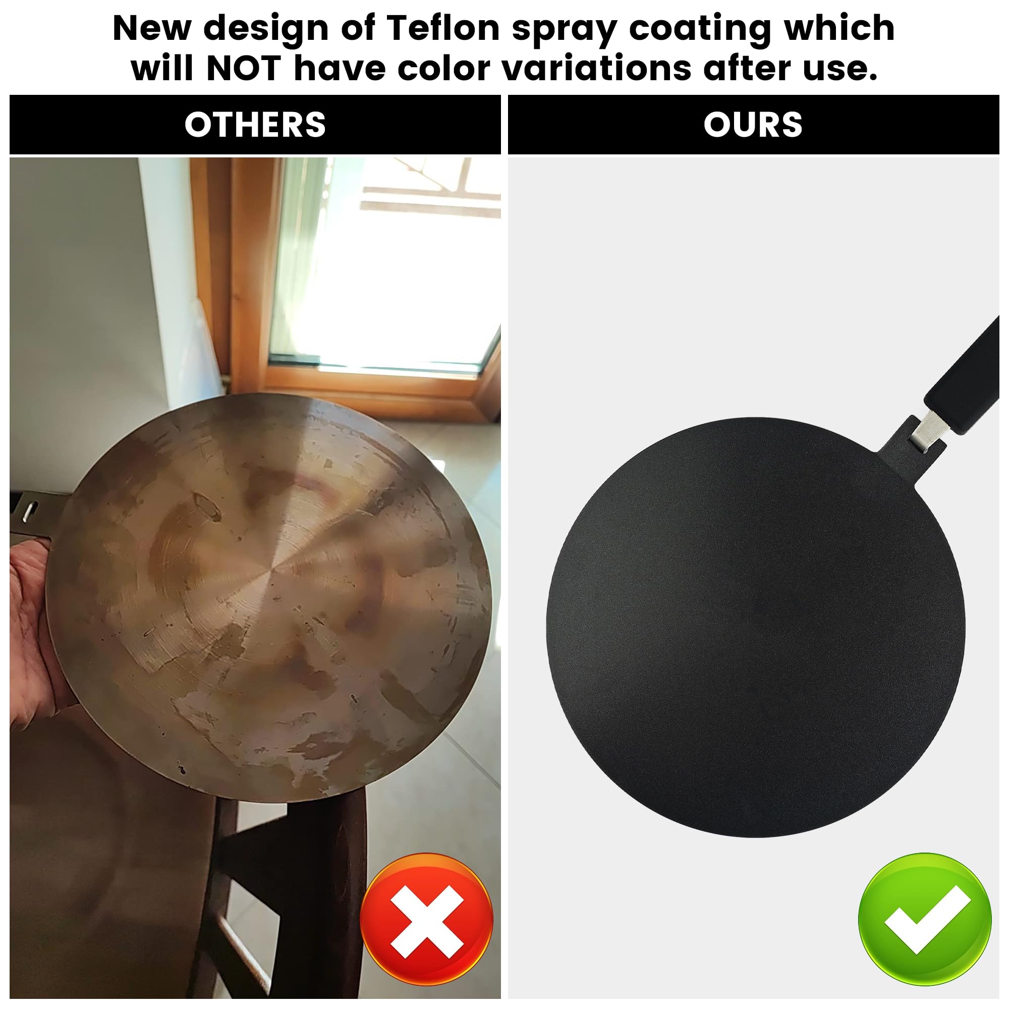9.45 Inch Heat Diffuser for Glass & Induction Cooktops - Moka Pot & Pan Adapter Plate with Detachable Handle & Teflon Coating | Perfect for Espresso Brewing, Slow Cooking & Even Heat Distribution
