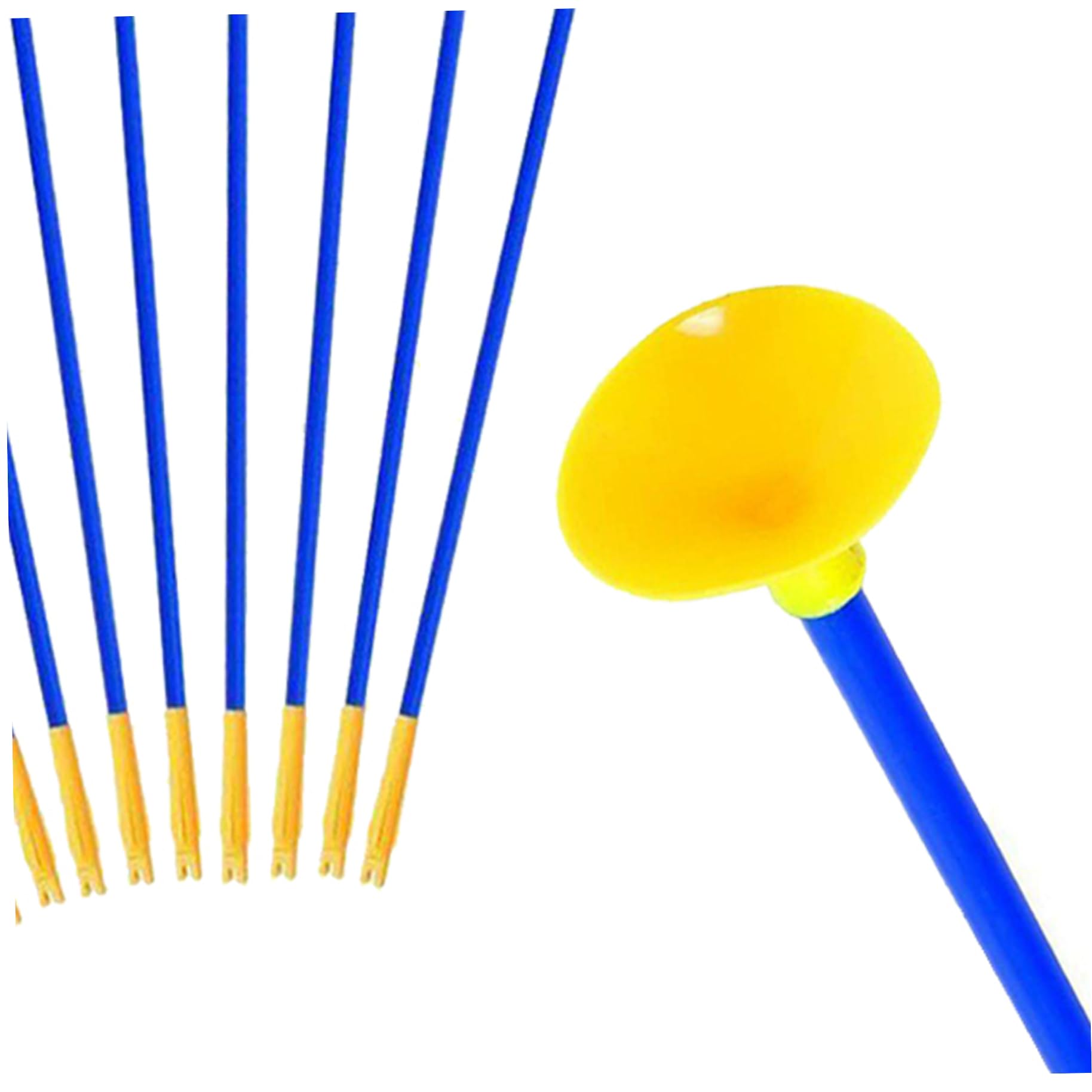 10Pcs Suction Cup Arrows - 16.5 Inch Safe Plastic Archery Set for Kids & Adults - Bow and Arrow Practice Toy with Strong Suction Tips - Perfect for Backyard Games, Birthday Parties & Outdoor Activities