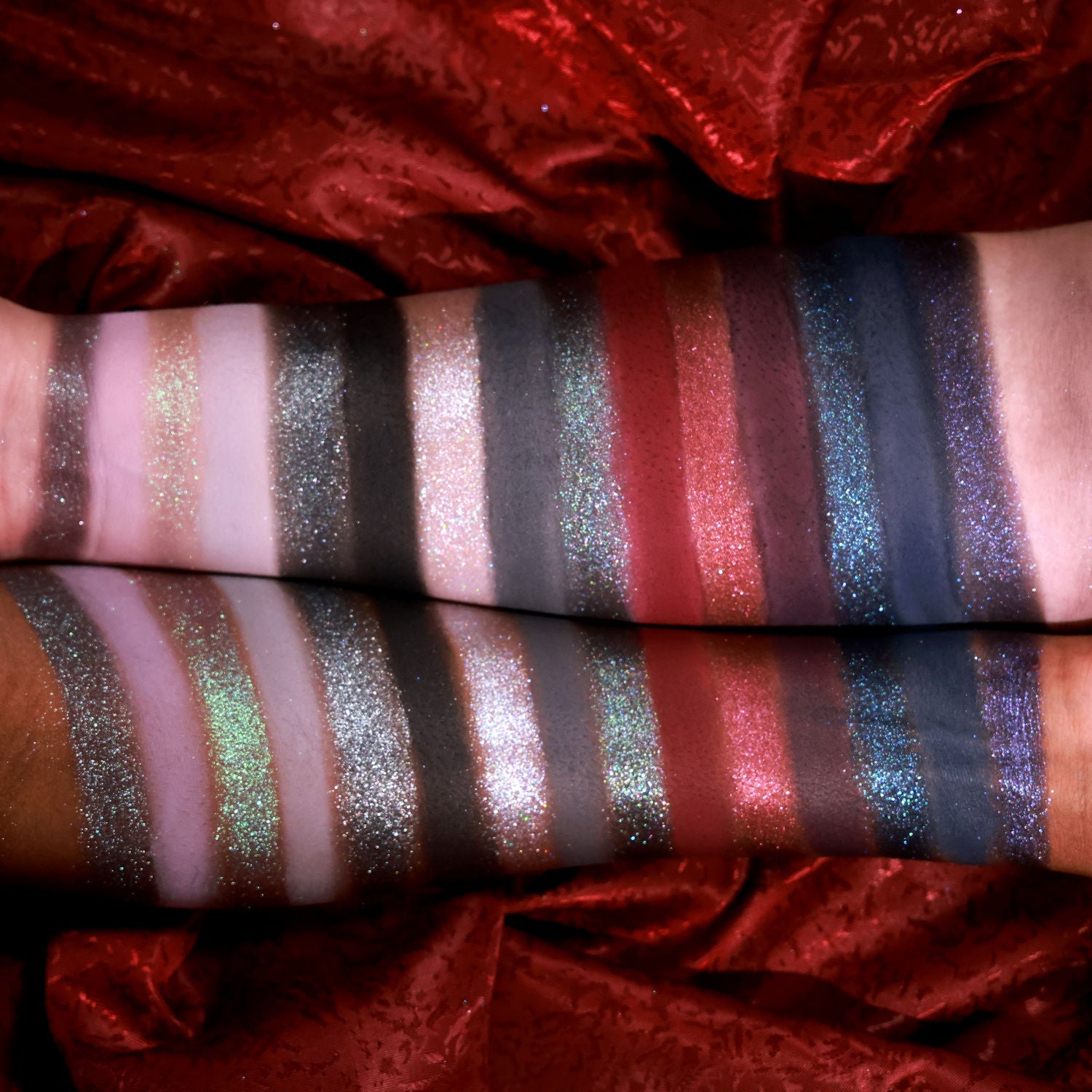 Glamlite Twilight Team Edward Eyeshadow Palette - Vegan & Cruelty-Free Makeup for Vampire-Inspired Looks | Perfect for Cosplay, Halloween, and Themed Parties