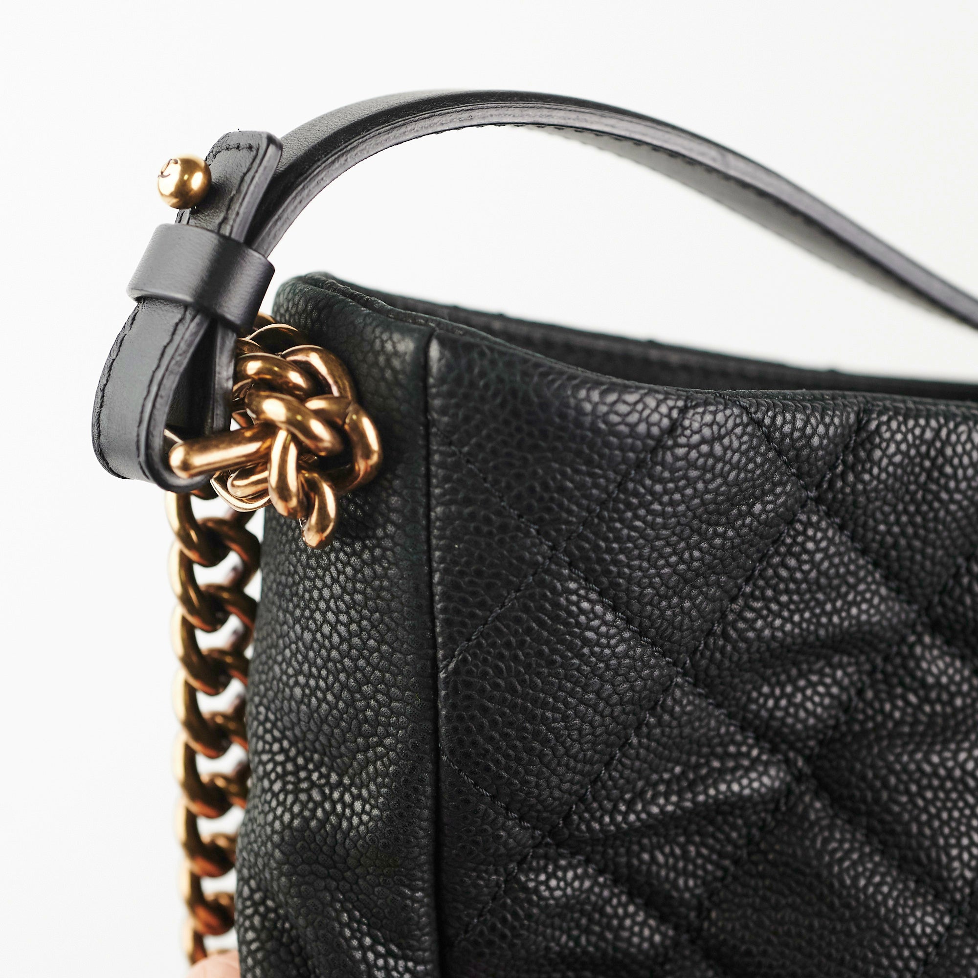 Chanel Caviar Country Chic Hobo Bag in Black - Luxury Leather Shoulder Bag for Women | Perfect for Work, Travel & Everyday Use