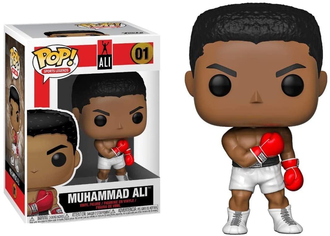 Sports Legends Muhammad Ali Pop! Vinyl Figure Collectible - Includes Pop Box Protector Case - Perfect for Boxing Fans & Pop Culture Collectors Display