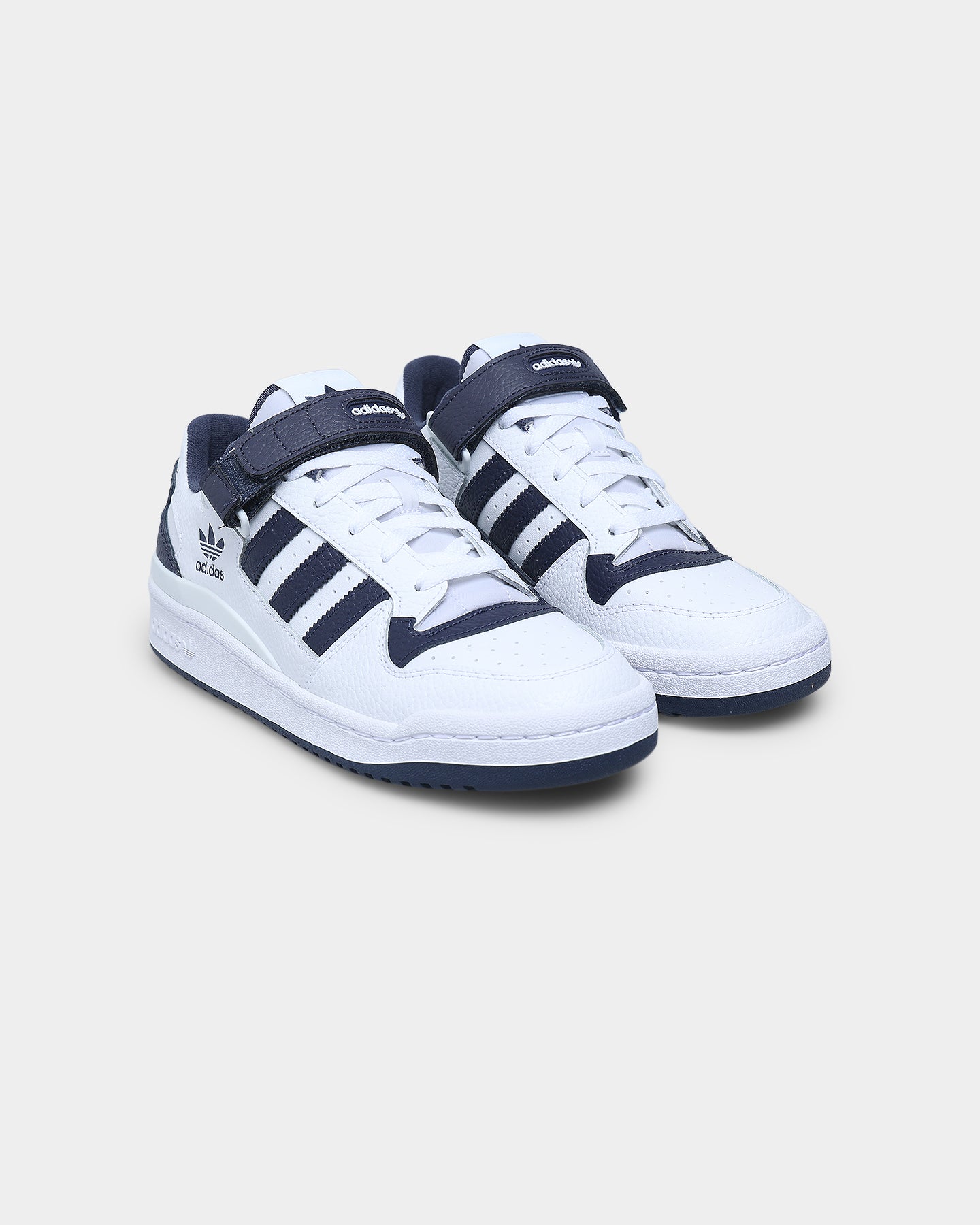 Adidas Forum Low Sneakers - Cloud White/Shadow Navy/Cloud White | Men's Casual Shoes for Walking, Running & Streetwear Fashion