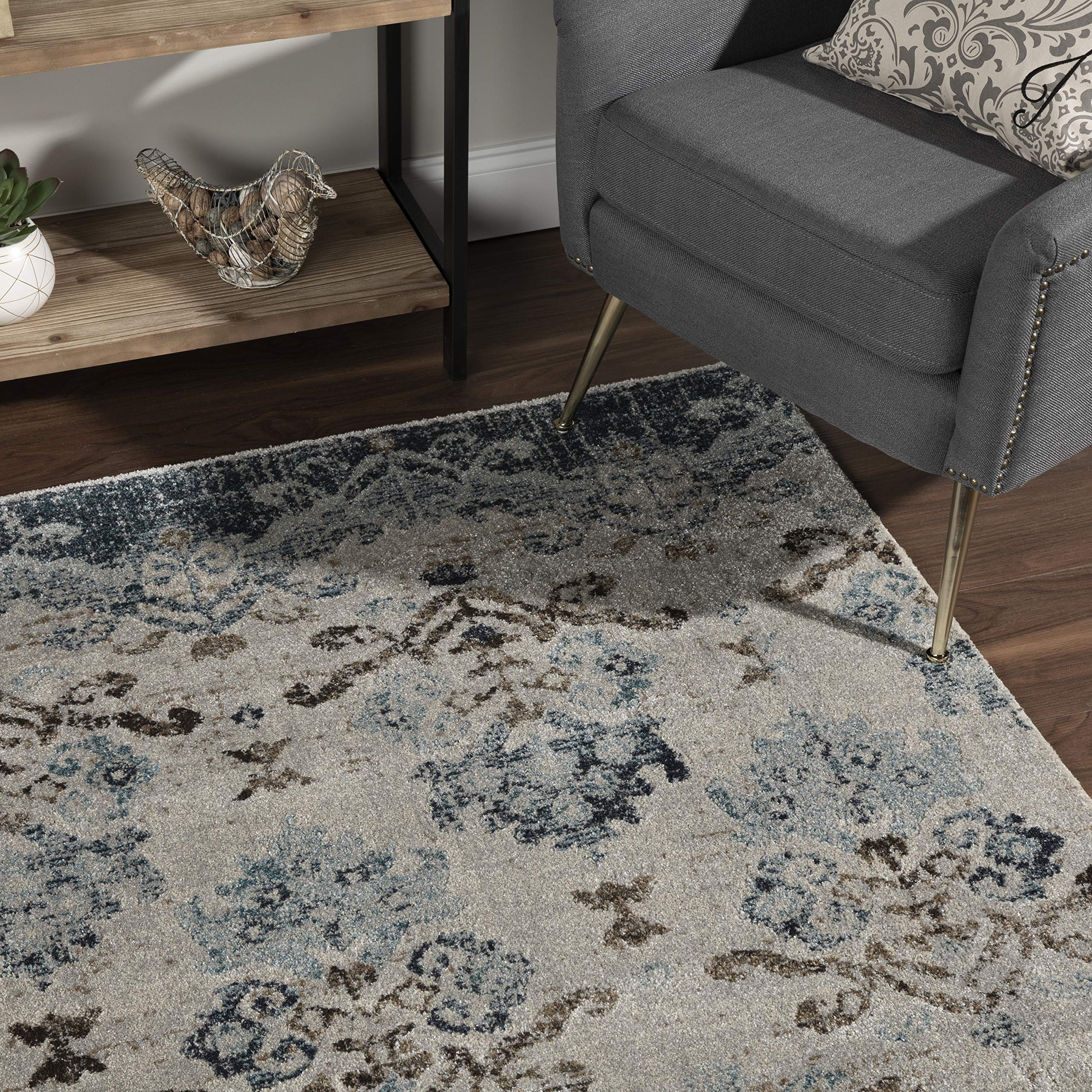 Addison Rugs Wellington Navy Blue Area Rug 5'3