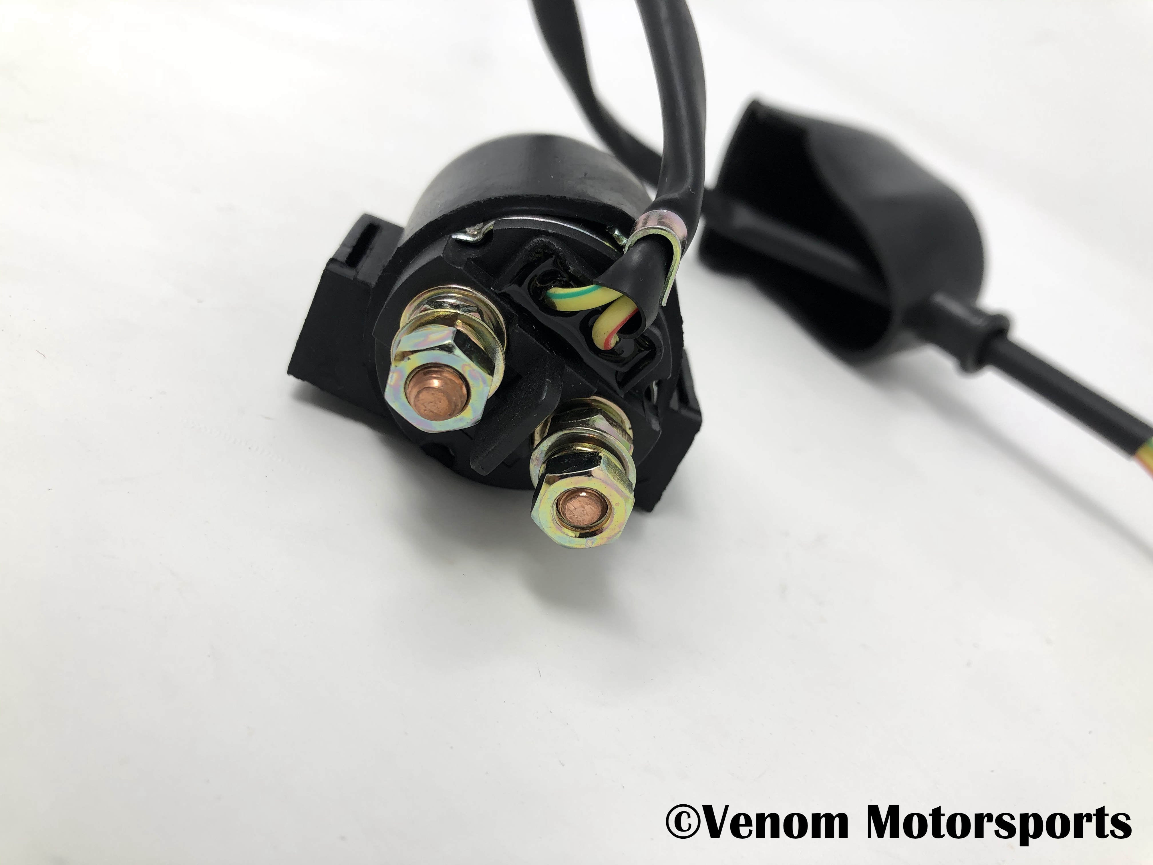 Venom 110cc 125cc ATV Replacement Starting Solenoid - Compatible with ATV, Dirt Bike & Quad - Perfect for Off-Road Adventures & Engine Repairs