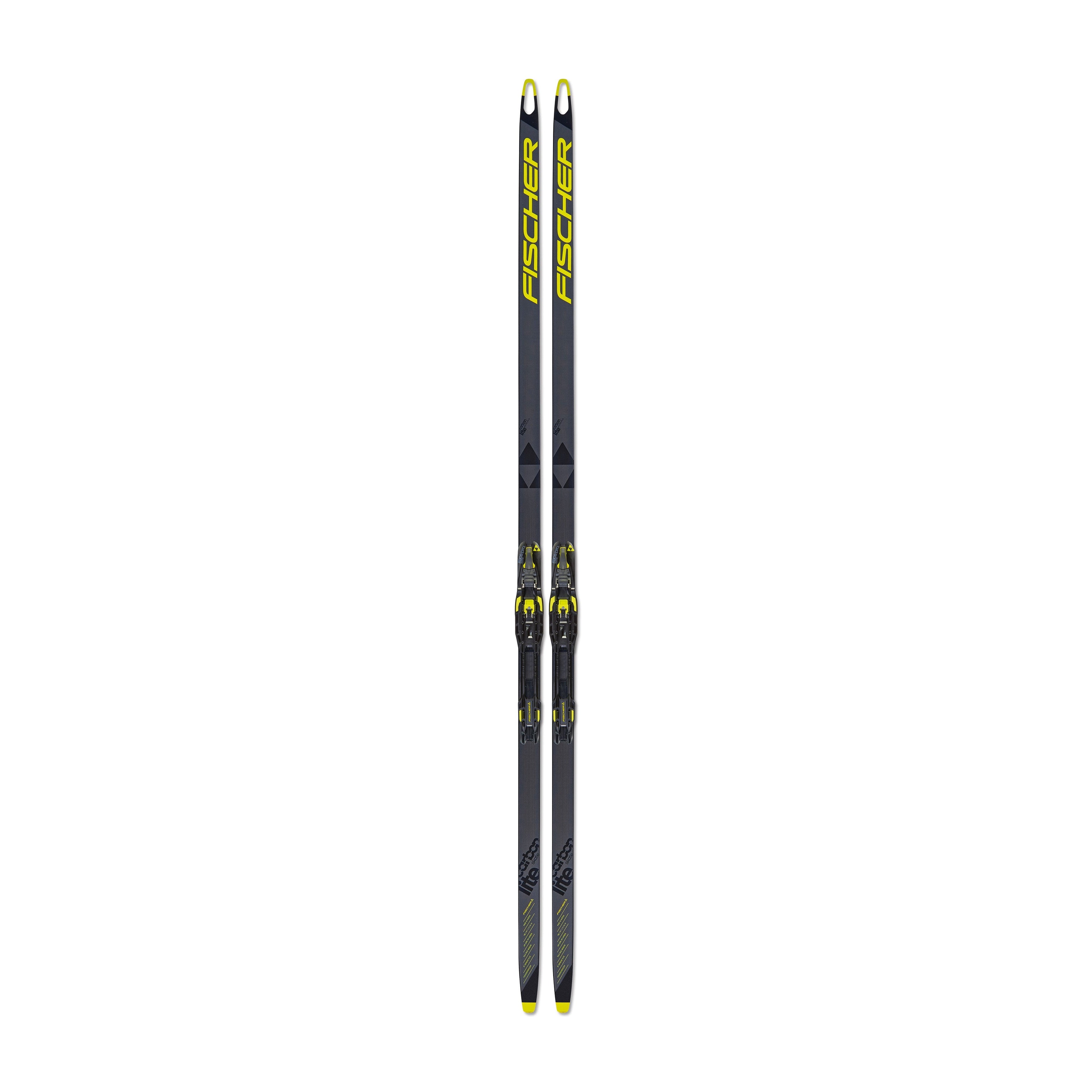 Fischer 2022 CARBONLITE SKATE PLUS MEDIUM IFP Cross Country Skis - Lightweight Carbon Fiber Racing Skis for Speed & Performance on Groomed Trails