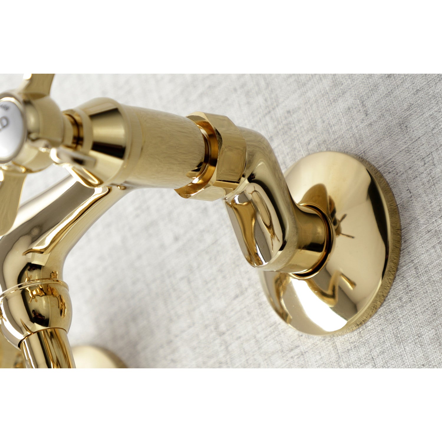 Essex Double Handle 2 Hole Wall Mount Bathroom Faucet - Chrome Finish Bathroom Sink Faucet for Vanity, Powder Room & Guest Bath Installation