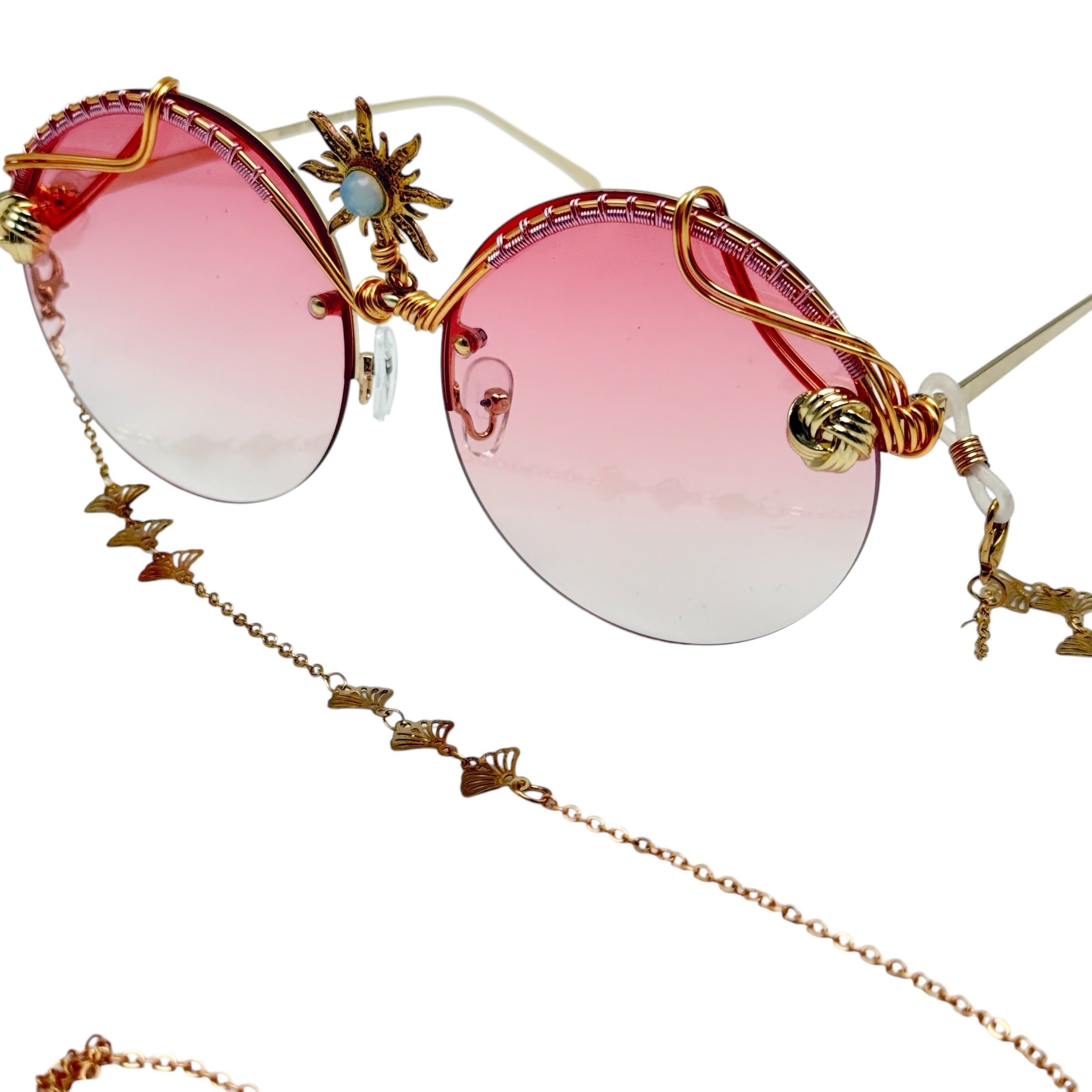 MOONSTONE SUN Necklace with Chain - Elegant Moonstone Jewelry for Women, Perfect for Everyday Wear, Gifts & Special Occasions