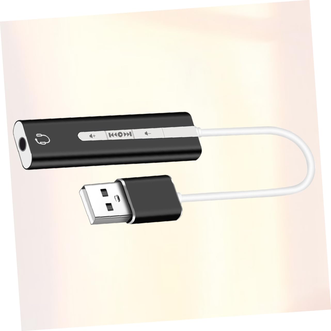 HOMSFOU USB 3.1 External Sound Card for Laptop - 7.1 Channel Stereo Audio Adapter with Micro USB & Headphone Jack - Perfect for Gaming, Streaming, and Conference Calls