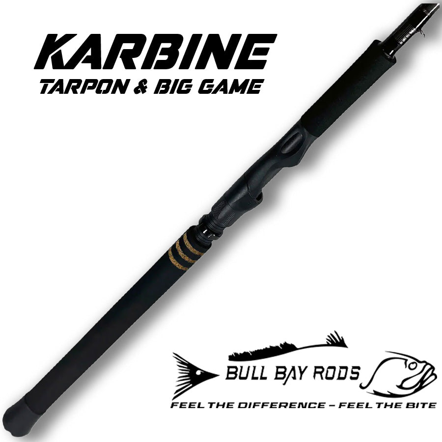 Karbine Spinning Rod - Premium Saltwater Fishing Rod for Tarpon & Big Game Fish - Perfect for Offshore & Inshore Fishing Adventures