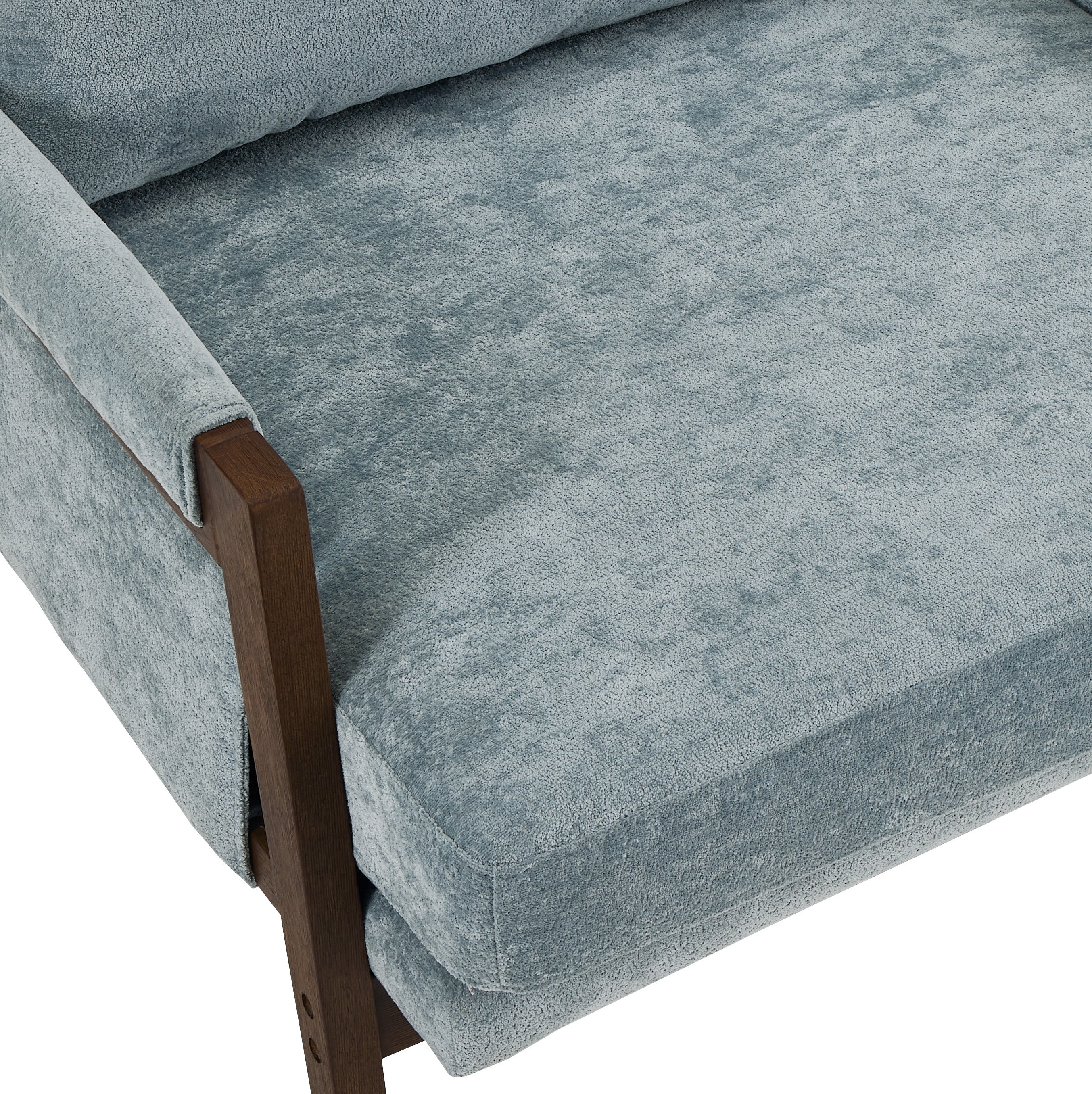 Kelly Mid Century Modern Velvet Accent Armchair - Stylish Roundhill Furniture for Living Room, Bedroom & Office - Comfortable Lounge Chair for Home Decor